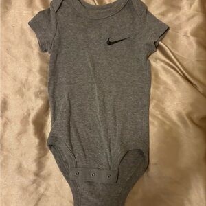 Nike Charcoal Gray Infant Bodysuit